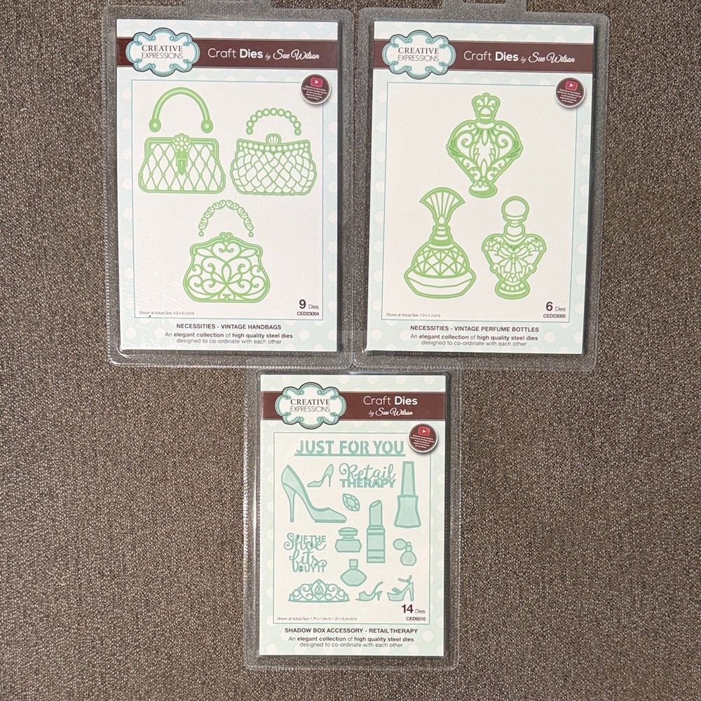 Creative Expressions Sue Wilson Craft Dies bundle of 3 All NWT